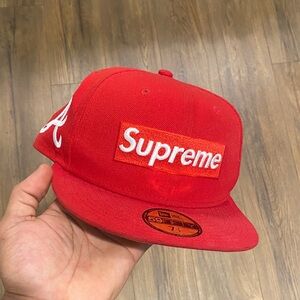 Supreme Red Logo Size 7/1.5 Cap